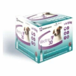 Ceva Antipara Pipettes Vectra 3D Petits Chiens 4-10 Kg, 12 Pipettes