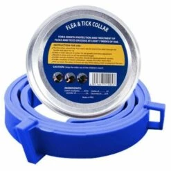 Accessoires De Prévention Des Puces Et Des Tiques Pour Animaux De Compagnie De 8 Mois Sac De Boîte Bleue Réglable Pour Chat Et Chien FUIENKO