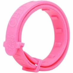 LONGZIMING PVC Chats Colliers Anti Tiques,Collier Antiparasitaire Pour Chiens,Colliers Anti-puces Et Tiques Pour Animaux De Compagnie Répulsif Anti-Moustique (Rose)
