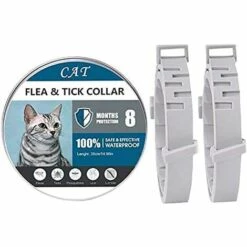 LONGZIMING Collier Anti Puces Pour Chien, Collier Anti-Puces Et Anti-Tiques Ajustable Et ImperméAble, 8 Mois Protection En SéCurité IngréDients Control Pour Petit Moyen Grand Chien(62/2pcs)