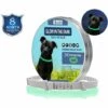 LONGZIMING Collier Anti-puces Et Anti-tiques Pour Chien Et Chat,Traitement Anti Tique Et Puce, Étanche Pour,Taille Réglable, Protection 8 Mois,1 Paquet(Grand)