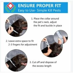 CADEAUX Collier Anti Puces Pour Chien, Collier Anti Tiques, Imperméable 38cm Collier Antiparasitaire Huiles Naturelles Pour 8 Mois De Protection (2 Packs) -Anti-puces, anti-parasitaires et soins pour chien Soldes 57016225 3