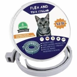 CADEAUX Collier Anti Puces Pour Chien, 8 Mois De Protection Colier Antipuces Chien Réglable Et Étanche Pour Chien Collier De Traitement Anti-puces Pour Petits, Moyens Et Grands Chiens (1Pack,39cm)