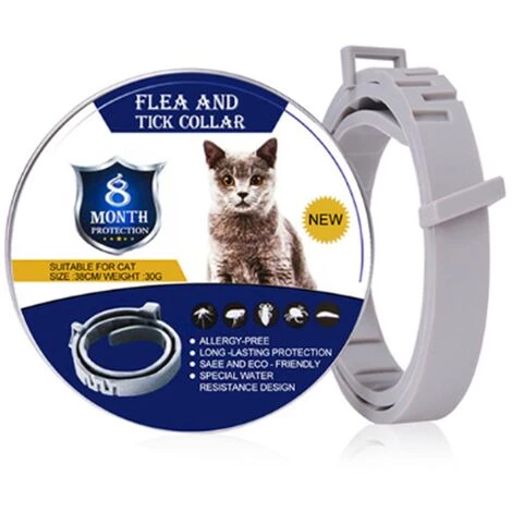 CADEAUX Collier Naturel Antipuces Anti-Tiques - Chiens/Chats, Résistant à L’Eau, Ajustable Et Naturel - Efficace Puces,Tiques. Jusqu'à 8 Mois De Protection - Antiparasitaire (L - Jusqu'à 15 Pouces) 1 CADEAUX Collier Naturel Antipuces Anti-Tiques - Chiens/Chats, Résistant à L’Eau, Ajustable Et Naturel - Efficace Puces,Tiques. Jusqu'à 8 Mois De Protection - Antiparasitaire (L - Jusqu'à 15 Pouces)