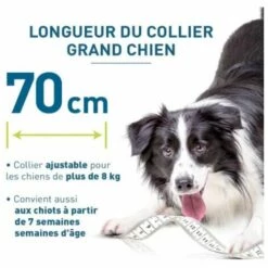 GUAZHUNIFR GU.B/bon Colliers Anti-Puces Et Anti-Tiques Pour Grands Chiens – Plus De 8 Kg – 2 Colliers -Anti-puces, anti-parasitaires et soins pour chien Soldes 57500415 5