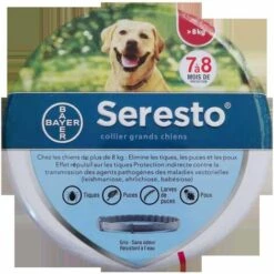 THSINDE Collier Vermine Chien Tique, Collier Anti Puces Et Tiques Canin-chien Français