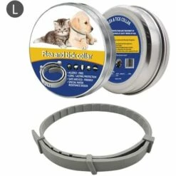 PERLE RARE Collier Anti-puces Et Anti-tiques Pour Animaux De Compagnie Tick Collier Anti-Insectes Anti-Insectes Anti-puces Et Anti-tiques（62cm）