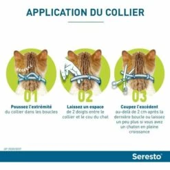 HKLFFJA Collier Anti-Puces Et Anti-Tiques Pour Chats -Anti-puces, anti-parasitaires et soins pour chien Soldes 58621732 3
