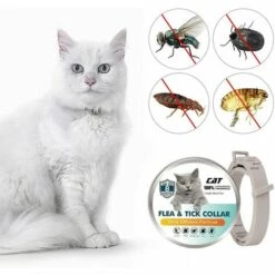 GDRHVFD 3Pcs Colliers Anti-Puces Pour Chats De 8 Mois - Prévention Contre Les Puces Et Les Tiques - Âge De 3 Mois Et Plus - 76 -Anti-puces, anti-parasitaires et soins pour chien Soldes 58696724 3