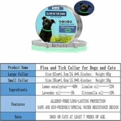 GDRHVFD Collier Anti-Puces Et Anti-Tiques Pour Chien Et Chat,Traitement Anti Tique Et Puce, Étanche Pour,Taille Réglable, Protection 8 Mois,1 Paquet(Grand) - Gris 62Cm 9 GDRHVFD Collier Anti-Puces Et Anti-Tiques Pour Chien Et Chat,Traitement Anti Tique Et Puce, Étanche Pour,Taille Réglable, Protection 8 Mois,1 Paquet(Grand) - Gris 62Cm -Anti-puces, anti-parasitaires et soins pour chien Soldes 58696771 5