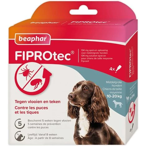 Pipettes Anti Parasitaire Spot On FIPROTEC Pour Chien Beapher - 40-60 Kg 2 Pipettes Anti Parasitaire Spot On FIPROTEC Pour Chien Beapher - 40-60 Kg – Image 2