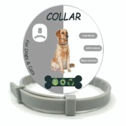 CADEAUX Nouveau Collier Réglable Anti-puces Et Anti-tiques Pour Chiens Et Chats Jusqu'à 8 Mois Collier Anti-puces Anti-moustiques Et Anti-moustiques Collier De Chat (70 Cm)