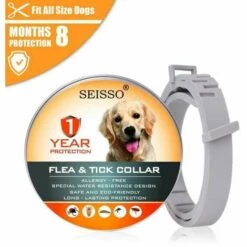 Collier Anti-puces Et Anti-tiques Pour Chiens Et Chats, Huile Essentielle, Répulsif De Moustiques FUIENKO