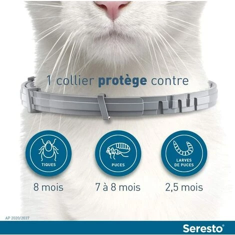 FVBJD Collier Anti-Puces Et Anti-Tiques Pour Chats 2 FVBJD Collier Anti-Puces Et Anti-Tiques Pour Chats – Image 2