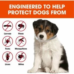 DECKON Collier Anti-puces Et Anti-tiques Pour Chien 25 Pouces, Collier Anti-puces Pour Chien D'une Durée De 12 Mois Avec Huiles Essentielles Et Herbes, Collier Anti-puces Extensible Pour Chiens -Anti-puces, anti-parasitaires et soins pour chien Soldes 61180368 3