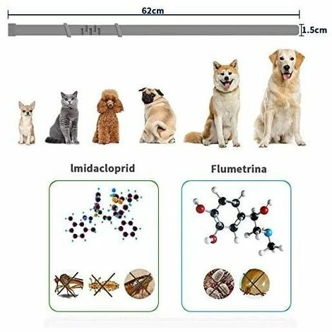 JOORRT Collier Réglable Anti-puces Et Tiques Pour Chiens - Imperméable - Protection Efficacité 8 Mois - Huile Essentielle Naturelle 2 JOORRT Collier Réglable Anti-puces Et Tiques Pour Chiens - Imperméable - Protection Efficacité 8 Mois - Huile Essentielle Naturelle – Image 2