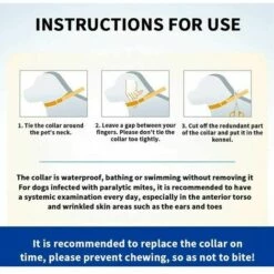 JOORRT Collier Réglable Anti-puces Et Tiques Pour Chiens - Imperméable - Protection Efficacité 8 Mois - Huile Essentielle Naturelle 7 JOORRT Collier Réglable Anti-puces Et Tiques Pour Chiens - Imperméable - Protection Efficacité 8 Mois - Huile Essentielle Naturelle -Anti-puces, anti-parasitaires et soins pour chien Soldes 61235957 3