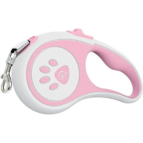 HEGUYEY Chien Enrouleur 5m, Corde De Traction Télescopique Avec Poignée Antidérapante En Caoutchouc Souple, Pour Chiens De Petite Et Moyenne Taille, Jusqu'à 40 Kg 1 HEGUYEY Chien Enrouleur 5m, Corde De Traction Télescopique Avec Poignée Antidérapante En Caoutchouc Souple, Pour Chiens De Petite Et Moyenne Taille, Jusqu'à 40 Kg