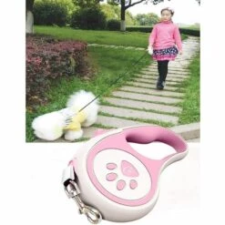 HEGUYEY Chien Enrouleur 5m, Corde De Traction Télescopique Avec Poignée Antidérapante En Caoutchouc Souple, Pour Chiens De Petite Et Moyenne Taille, Jusqu'à 40 Kg 9 HEGUYEY Chien Enrouleur 5m, Corde De Traction Télescopique Avec Poignée Antidérapante En Caoutchouc Souple, Pour Chiens De Petite Et Moyenne Taille, Jusqu'à 40 Kg -Anti-puces, anti-parasitaires et soins pour chien Soldes 61271964 5