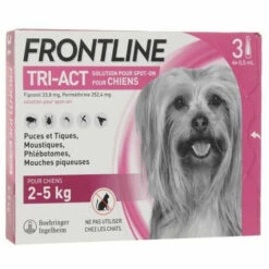 FRONTLINE 3 Pipettes Tri-Act - Pour Chien De 2 A 5 Kg