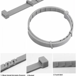 CHANCEY Collier Anti-Puces Pour Chiens – Collier Antipuces Et Anti-tiques - 8 Mois De Protection, Résistant à L’Eau Et Réglable - 62cm -Anti-puces, anti-parasitaires et soins pour chien Soldes 63641527 5