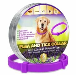 PERLE RARE Traitement Antipuces Pour Chiens, Collier Antiparasitaire Pour Chien, Collier Antipuces Réglable Pour Chien, 8 Mois De Protection Contre Les Tiques Pour Chiots, Collier Anti Poux Et Antitiques