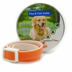 PERLE RARE 2pcs Collier Anti-puces Et Anti-tiques Pour Animaux De Compagnie Tick Collier Anti-Insectes Anti-Insectes Anti-puces Et Anti-tiques（gris, Rose）