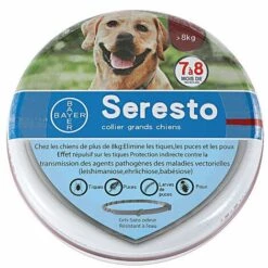 PERLE RARE Collier Anti-Puces Et Anti-Tiques Pour Grands Chiens,70cm - 8KG Et Plus