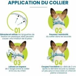 PERLE RARE Collier Anti-Puces Et Anti-Tiques Pour Grands Chiens,70cm - 8KG Et Plus -Anti-puces, anti-parasitaires et soins pour chien Soldes 63732143 3