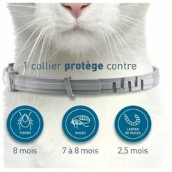 38cm SERESTO Collier Anti-insectes Pour Animaux De Compagnie Collier Anti-puces 2PCS,HANBING -Anti-puces, anti-parasitaires et soins pour chien Soldes 63783147 3