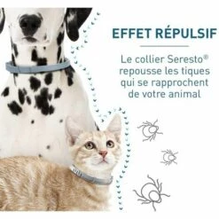38cm SERESTO Collier Anti-insectes Pour Animaux De Compagnie Collier Anti-puces 2PCS,HANBING -Anti-puces, anti-parasitaires et soins pour chien Soldes 63783147 5