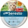 SINCèREETALI Seresto Collier Anti-puces Et Anti-tiques Pour Chat Et Chien - Protection Efficace De 8 Mois - Collier Anti-puces Réglable à L'huile Naturelle Pour Chiens De 7 Semaines Et Plus, Colliers Pour Chatons, Lot De 2