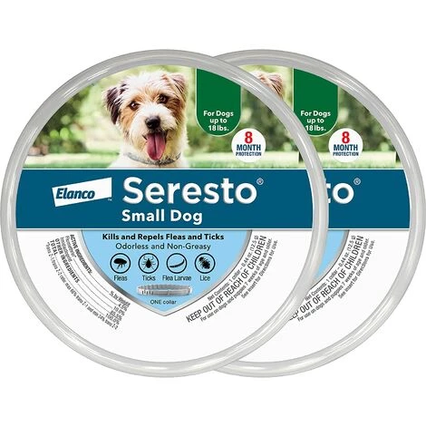 OUSUDELA Lot De 2 Colliers Anti-puces Et Anti-aboiement Pour Chien Seresto, Collier Anti-puces Et Anti-aboiement De 8 Mois Pour Petits Chiens, Jusqu'à 8 Kg 1 OUSUDELA Lot De 2 Colliers Anti-puces Et Anti-aboiement Pour Chien Seresto, Collier Anti-puces Et Anti-aboiement De 8 Mois Pour Petits Chiens, Jusqu'à 8 Kg