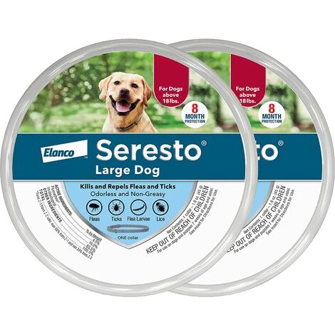 OUSUDELA Lot De 2 Colliers Anti-puces Et Anti-aboiement Pour Chien Seresto, Collier Anti-puces Et Anti-aboiement De 8 Mois Pour Grands Chiens De Plus De 8 Kg 1 OUSUDELA Lot De 2 Colliers Anti-puces Et Anti-aboiement Pour Chien Seresto, Collier Anti-puces Et Anti-aboiement De 8 Mois Pour Grands Chiens De Plus De 8 Kg