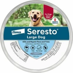 OUSUDELA Seresto Collier Anti-puces Et Anti-aboiements Pour Chien, 8 Mois Collier Anti-puces Et Anti-aboiements Pour Grands Chiens De Plus De 19 Lb