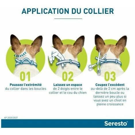 OUSUDELA Seresto Chien – Colliers Anti-Puces Et Anti-Tiques Pour Grands Chiens – Plus De 8 Kg – 2 Colliers 2 OUSUDELA Seresto Chien – Colliers Anti-Puces Et Anti-Tiques Pour Grands Chiens – Plus De 8 Kg – 2 Colliers – Image 2