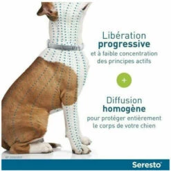 OUSUDELA Seresto Chien – Colliers Anti-Puces Et Anti-Tiques Pour Grands Chiens – Plus De 8 Kg – 2 Colliers 9 OUSUDELA Seresto Chien – Colliers Anti-Puces Et Anti-Tiques Pour Grands Chiens – Plus De 8 Kg – 2 Colliers -Anti-puces, anti-parasitaires et soins pour chien Soldes 64453165 5