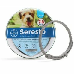 QERSTA Chien – Collier Anti-Puces Et Anti-Tiques Pour Petits Chiens - Moins De 8KG