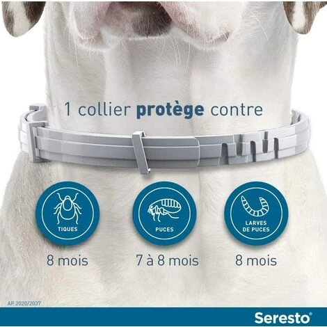 EINEMGELD Collier Anti-Puces Et Anti-Tiques Pour Petits Chiens - Moins De 8KG 2 EINEMGELD Collier Anti-Puces Et Anti-Tiques Pour Petits Chiens - Moins De 8KG – Image 2