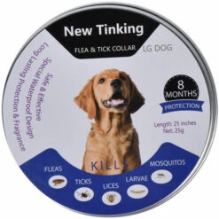 TANCYCO Collier Anti-insectes Pour Animaux De Compagnie Pour Chats Et Chiens Collier Anti-puces Réglable Collier Anti-puces Et Anti-tiques