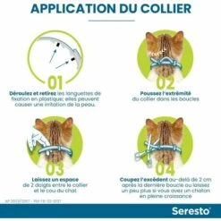 BF Chat –Colliers Anti-puces Et Anti-tiques Pour Chats–1 Colliers (mise à Niveau Avec Logo De Sécurité) -Anti-puces, anti-parasitaires et soins pour chien Soldes 65653402 3
