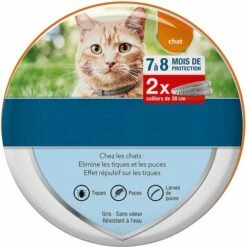 REGALI 2 Colliers-Collier Anti-Puces Et Anti-Tiques Pour Chats