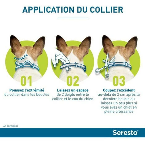 LINKLIFE™ Seresto Chien Collier Anti-Puces Et Anti-Tiques -8kg 1 Unité 4 LINKLIFE™ Seresto Chien Collier Anti-Puces Et Anti-Tiques -8kg 1 Unité – Image 4
