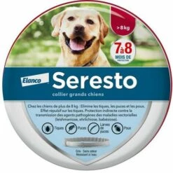 LINKLIFE™ Seresto Chien Collier Anti-Puces Et Anti-Tiques +8kg 1 Unité