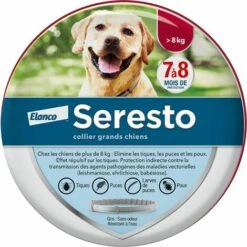 DONTODENT Chiens - Colliers Anti-puces Et Anti-tiques Pour Grands Chiens - 8 Kg Et Plus