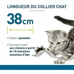 Colliers Pour Chats - Colliers Anti-puces Et Anti-tiques Pour Chats - 2 Colliers - BDD -Anti-puces, anti-parasitaires et soins pour chien Soldes 65974174 5
