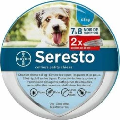 CESIèCLEFOU Chien – Collier Anti-Puces Et Anti-Tiques Pour Petits Chiens - Moins De 8KG Lefou