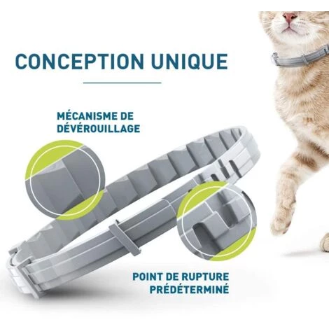 Chien – Collier Anti-Puces Et Anti-Tiques Pour Petits Chiens - Moins De 8KG, Adélala 4 Chien – Collier Anti-Puces Et Anti-Tiques Pour Petits Chiens - Moins De 8KG, Adélala – Image 4