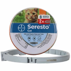 HEGUYEY 2X Collier Pour Chat, Collier 38cm (14.96in) Réglable Etanche Collier Anti-Puces Et Anti-Tiques , Protection Naturelle Pendant 8 Mois Pour Chat