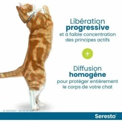 HEGUYEY 2 Colliers-Seresto Chat – Collier Anti-Puces Et Anti-Tiques Pour Chats -Anti-puces, anti-parasitaires et soins pour chien Soldes 66762910 4